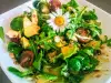 Salat mit Körner und Nüssen