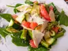 Spring Salad with Spinach, Asparagus and Grapefruit