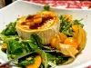 Valerian Salad with Goat Cheese and Physalis