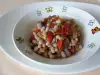 Salata sa belim pasuljem i pečenim crvenim paprikama