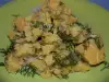Ароматна салата от червени картофи