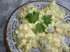 Aardappelsalade met huisgemaakte mayonaise