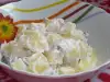 Salata od svežih pečuraka sa lukom i krompirom