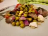 Šarena salata sa graškom i pečurkama
