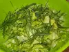 Salata od zelene salate i divljeg luka