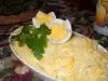 Salata od bele rotkve i kuvanih jaja
