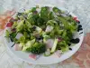 Salata sa tikvicama, brokolijem i zelenom salatom