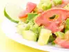 Salad with Avocados and Sesame Dressing