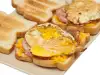 Sandwiches with Egg and Gouda