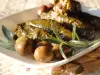 Сарми с ориз, маслини и стафиди