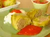 Dolmades with Cabbage and Rice