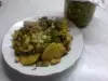 Селска манджа със свинско и зелен фасул