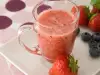 Нектар с ягоди и кисело мляко