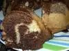 Сметанов кекс с кокос и шоколадова глазура
