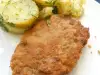Minced Meat Schnitzels with Steamed Potatoes