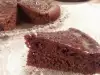 Какаов сладкиш с карамелена глазура