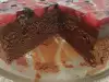 Шоколадов кекс с ягоди и боровинки