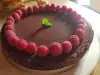 Čokoladni tart sa malinama