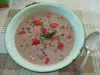 Шоколадова супа с ягоди и мента