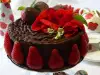 Шоколадова торта с ягоди и козунак без печене