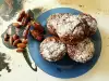 Schoko Cupcakes mit Datteln und Mandeln