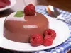 Chocolate Cream with Raspberries