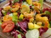 Egzotična salata sa škampima i dresingom od meda