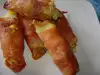 Ham Rolls with Potatoes and Cheese