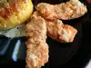 Панирано филе от сьомгова пъстърва със сметанови картофи