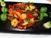 Скариди с китайски гъби и зеленчуци