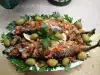 Delicious Baked Mackerel with Vegetables