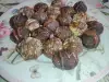 Сладкие шарики из печенья с какао