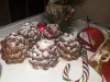 Сладкие рождественские шишки