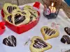 Sweet Hearts with Butter for Valentine's Day