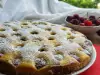 Tarta de verano con cerezas