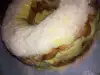 Эффектный пирог с круассанами и лимонным кремом