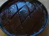 Какао пирог с глазурью