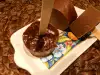 Fudge helado de chocolate
