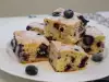 Blueberries and Cottage Cheese Cake
