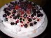 Сметанова торта с крем Страчатела и горски плодове