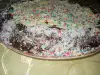 Cream Cake with Sugar Sprinkles