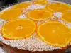 Сочный апельсиновый пирог с молоком