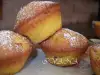 Sappige muffins met perzik