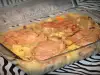 Сочни пържолки с чеснови картофи и гъбен сос на фурна