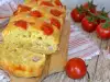 Savory Cake with Tomatoes and Yellow Cheese