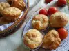 Muffins salados con jamón york y mozzarella