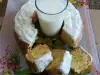 Солен кейк с глазура от крема сирене