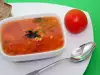 Soup with Rice and Tomatoes