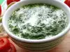 Зелена супа с паста