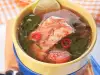 Супа от риба със спанак
